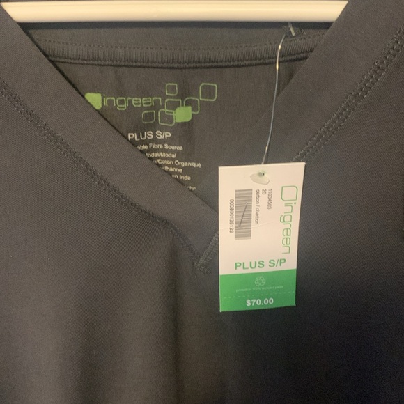 NWT plus size small carbon coloured stretchy hoodie. Thumb holes, athletic style - Picture 2 of 5